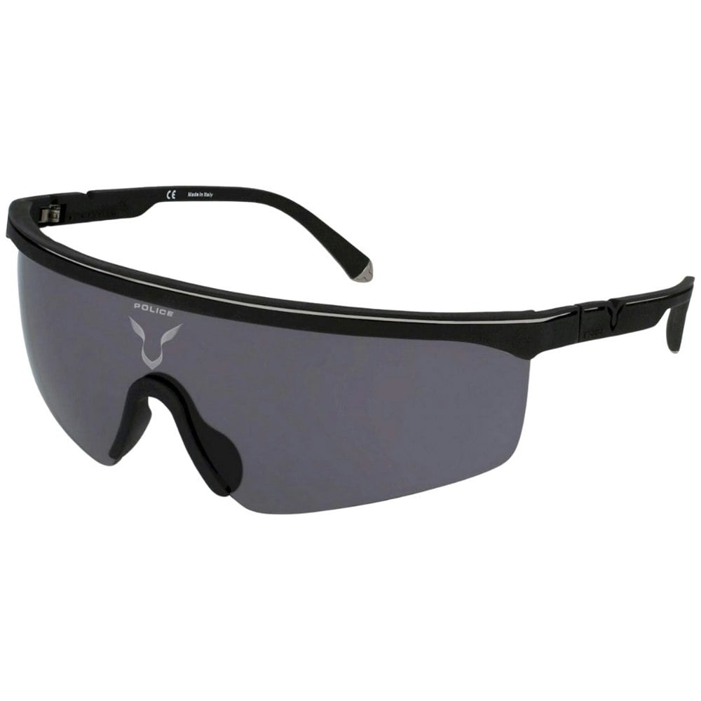 Police X Lewis Hamilton Rubberized Black Sunglasses