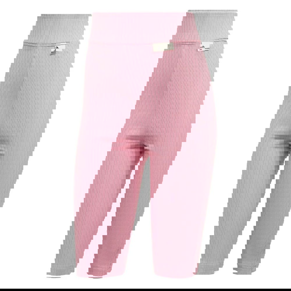 Adidas Womens/Ladies Studio Lounge Ribbed Shorts - Pink