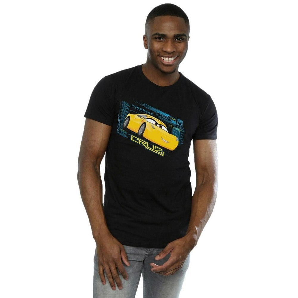 Disney Mens Cars Cruz Ramirez T-Shirt - Black