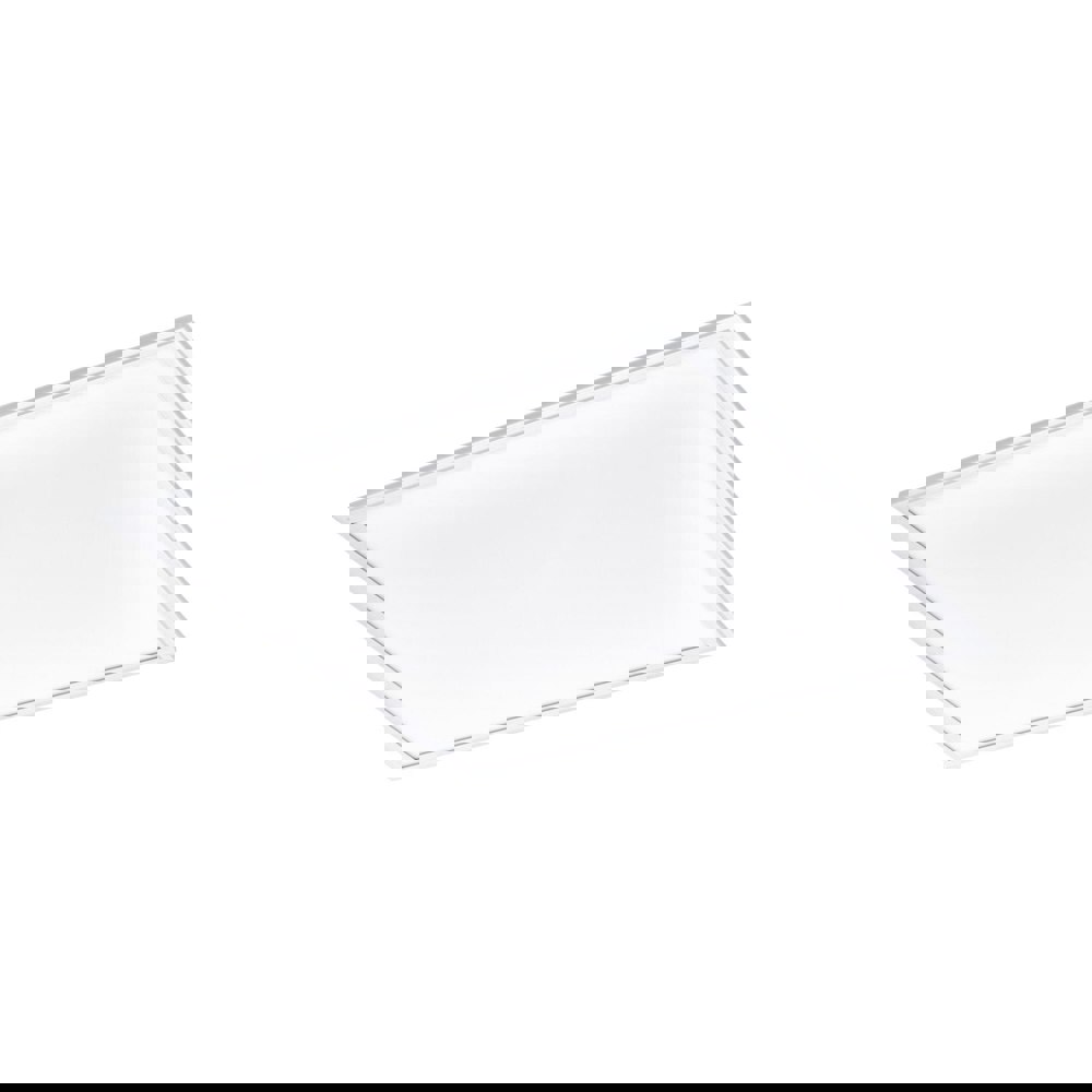 Flush Ceiling Panel Light 595mm White Sqaure Tile 40W Built in LED 4000K Loops