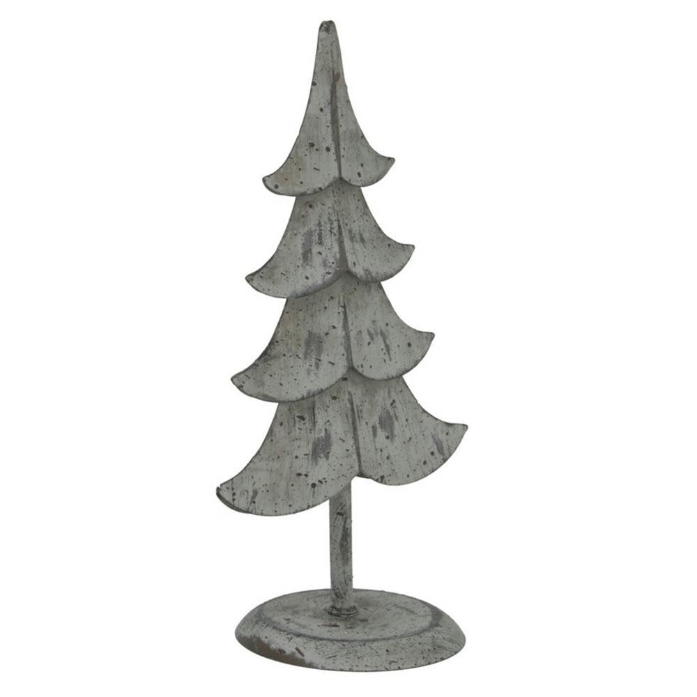 Hill Interiors Metal Tree Christmas Decoration - Grey
