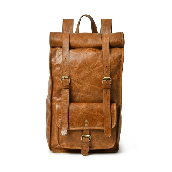 DuVall Rolltop Backpack- Tan - DÖTCH CLUB