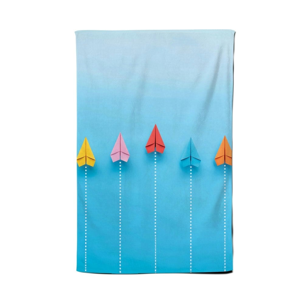 Warren Reed Paper Aeroplanes Tea Towel