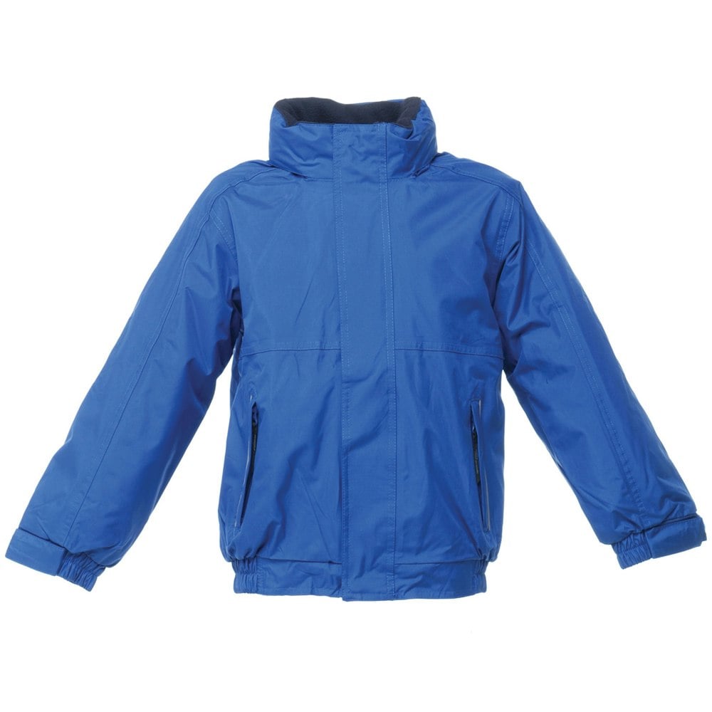 Regatta Childrens Waterproof Windproof Dover Jacket - Royal/Navy