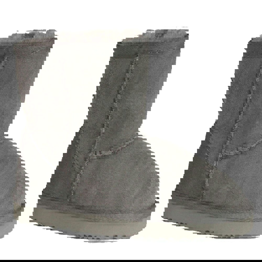 Eastern Counties Leather Childrens/Kids Charlie Sheepskin Boots - Grey