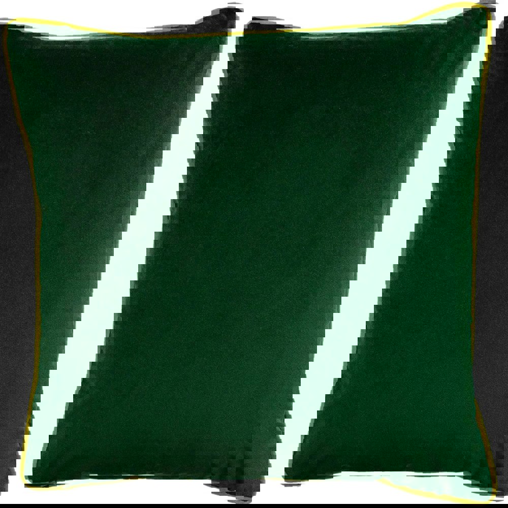 Furn Forest Stag Cushion Cover - Emerald Green/Gold