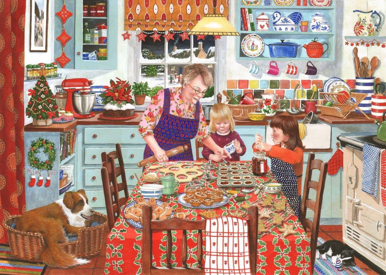 The House of Puzzles Festive Fancies - BIG 500 Piece Jigsaw Puzzle