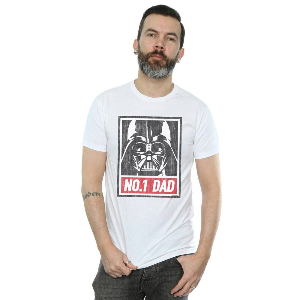 Star Wars Mens Number One Dad T-Shirt - White