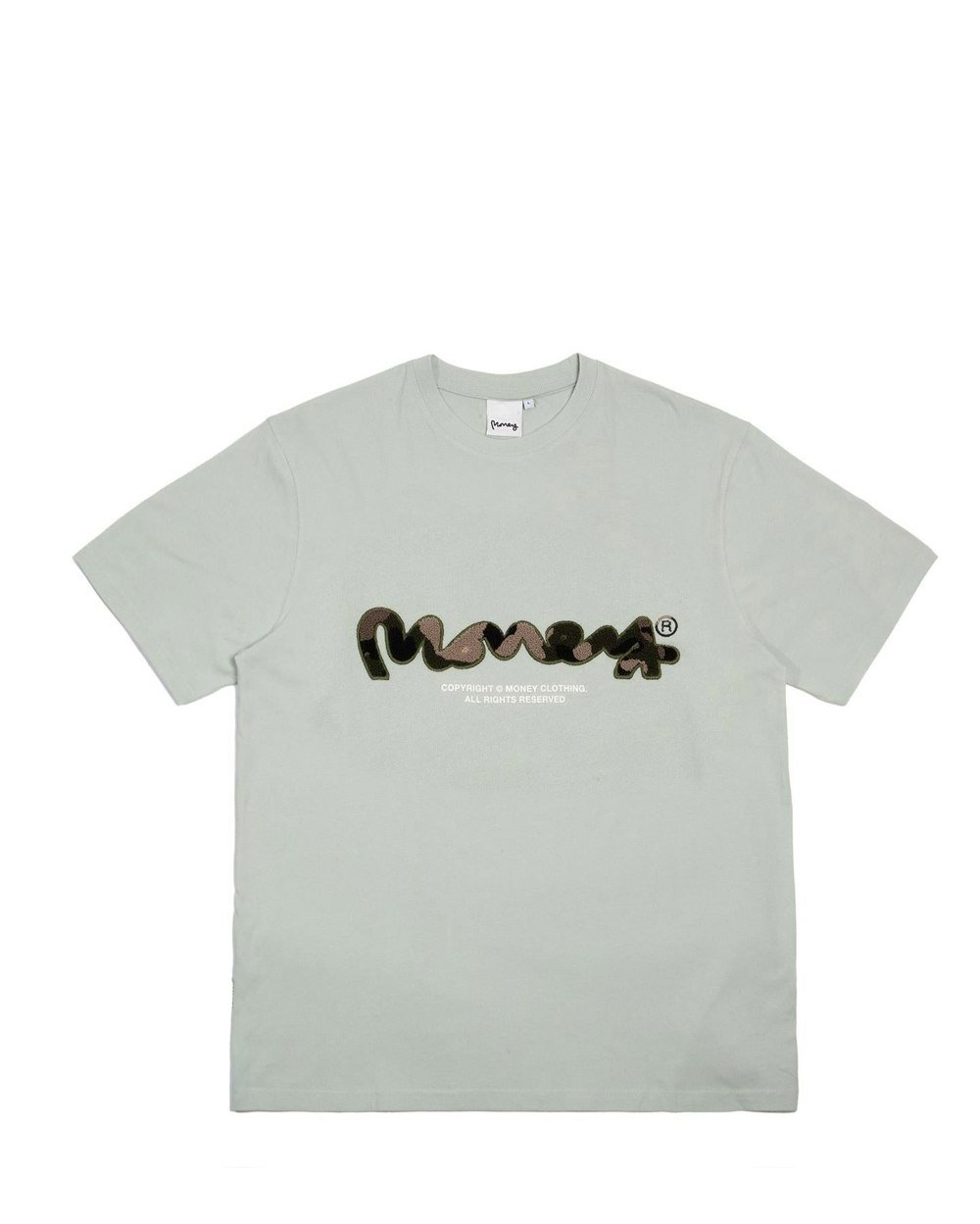 Money Chop Sig Ape Camo Tee - Baby Blue