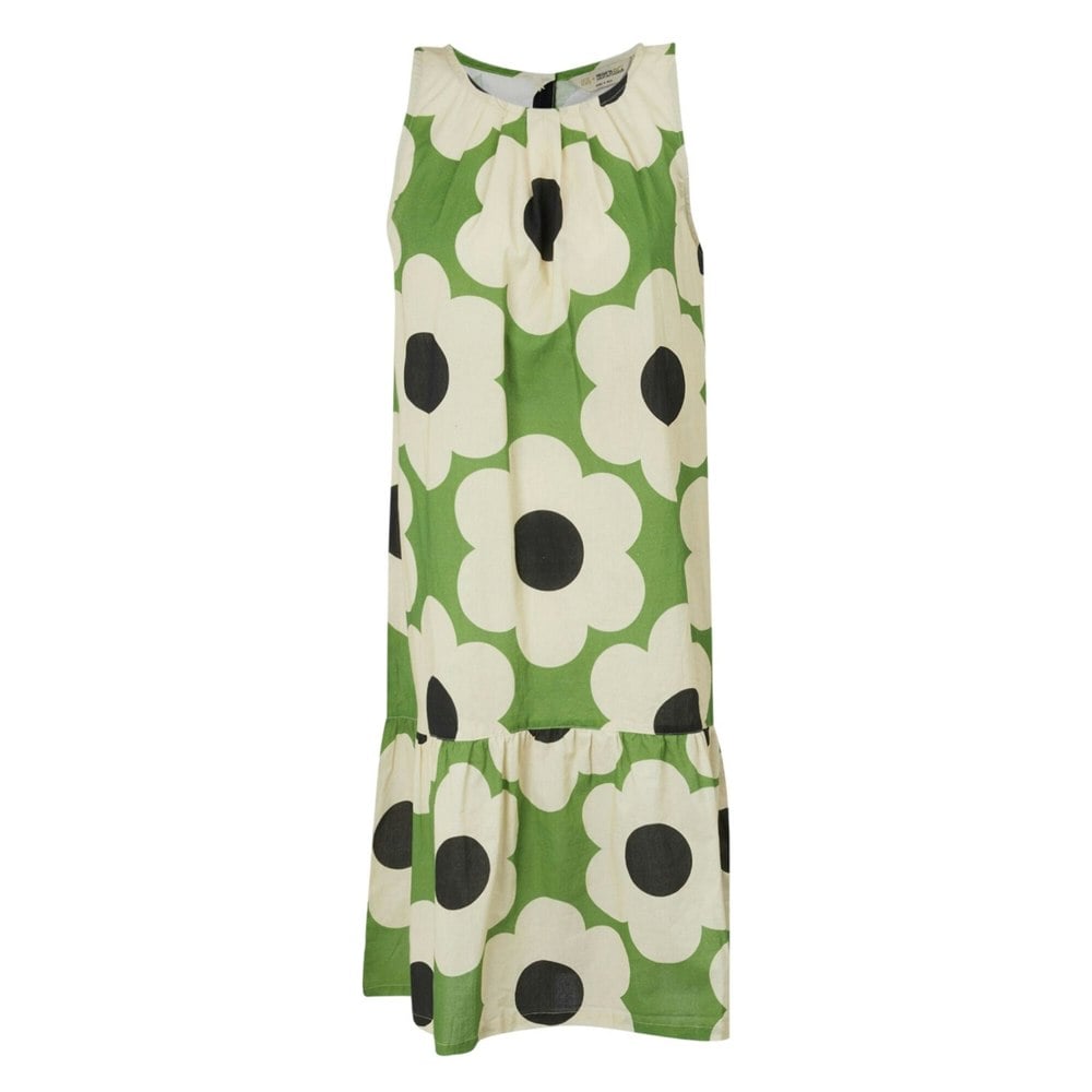 Regatta Women's Orla Kiely Sixties Daisy Sleeveless Summer Dress - Green