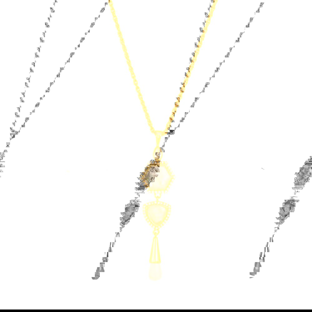 Lila Rasa Timeless Radiance With Labradorite Necklace