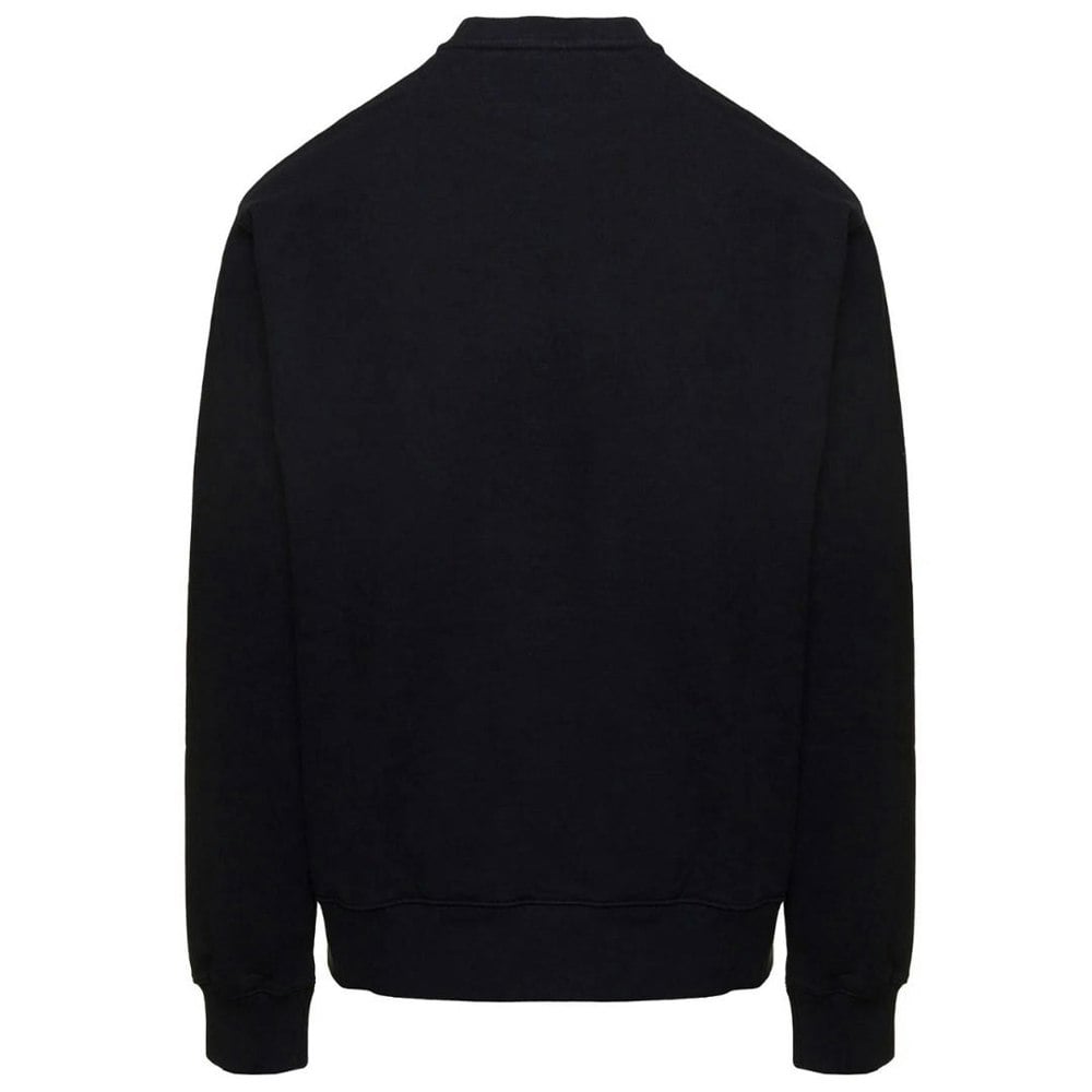 Off-White OW Face Slim Fit Sweatshirt - Black