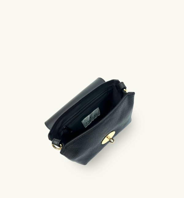 Apatchy London The Maddie Leather Bag - Black