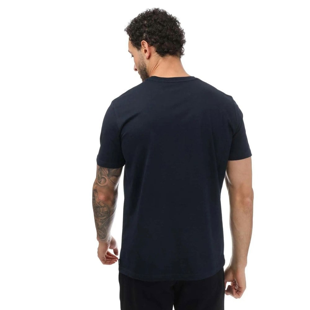 DKNY Mens Logo Polycotton T-Shirt - Navy