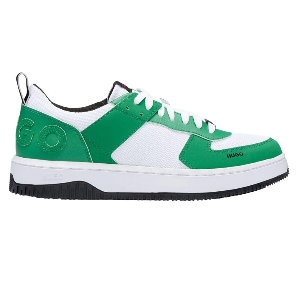 Hugo Mens Kilian Leather Trainers - Green