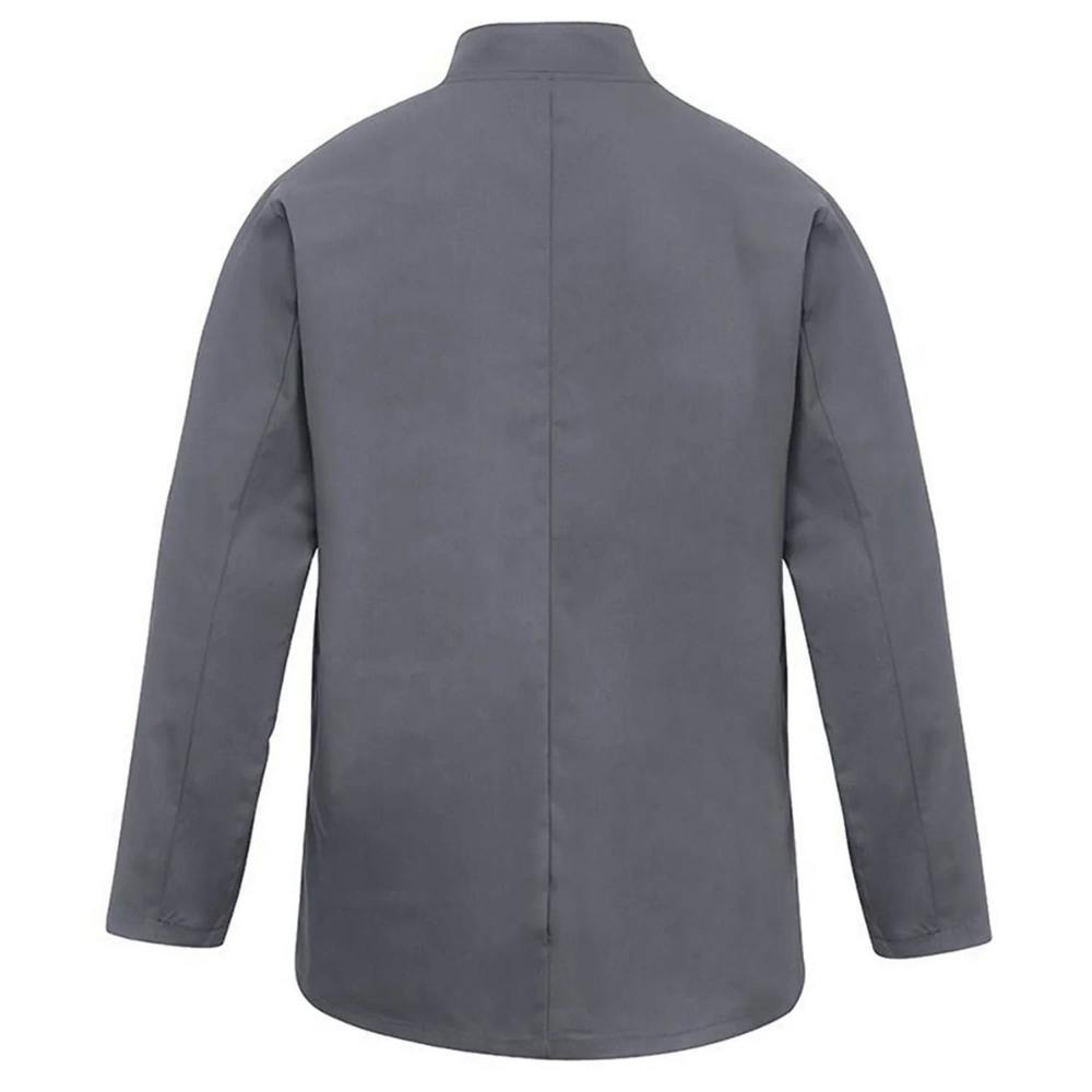 Premier Unisex Chefs Jacket (Pack of 2) - Steel Grey