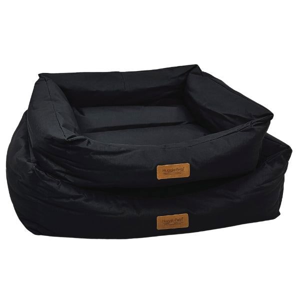 HugglePets Water-Proof Dog Lounger - Black