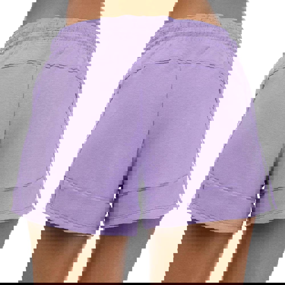Adidas Womens/Ladies Essentials Triple Stripe Training Casual Shorts - Violet