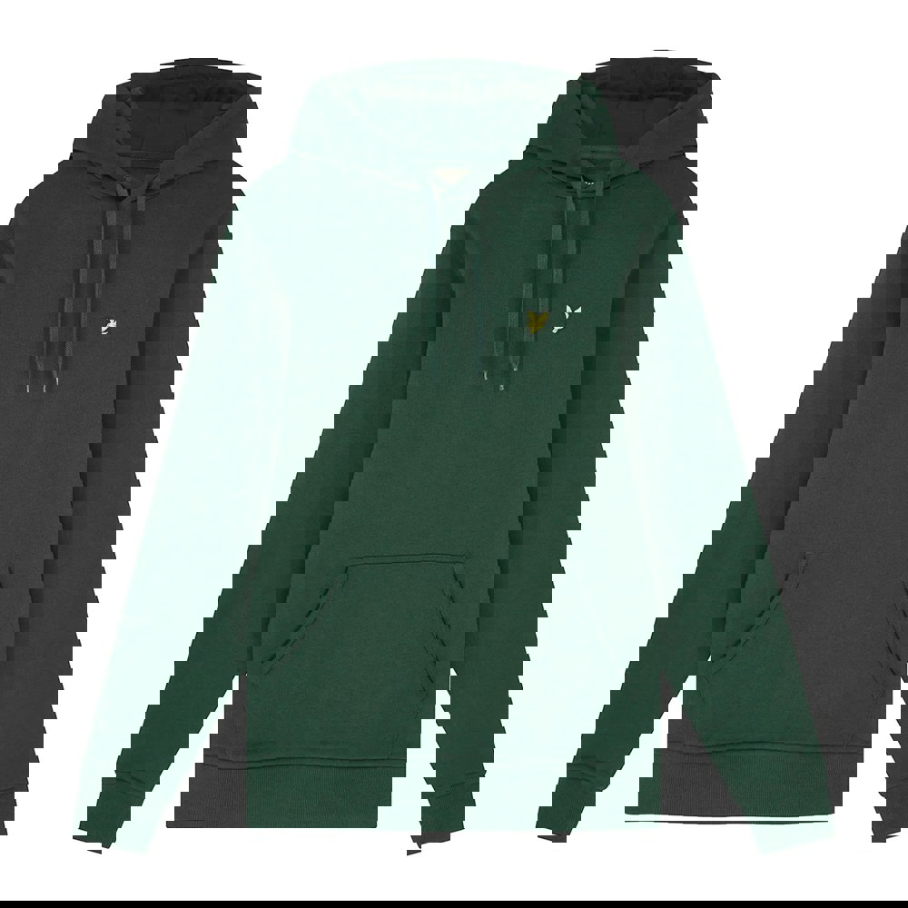 Lyle & Scott Mens Pullover Hoodie - Dark Green