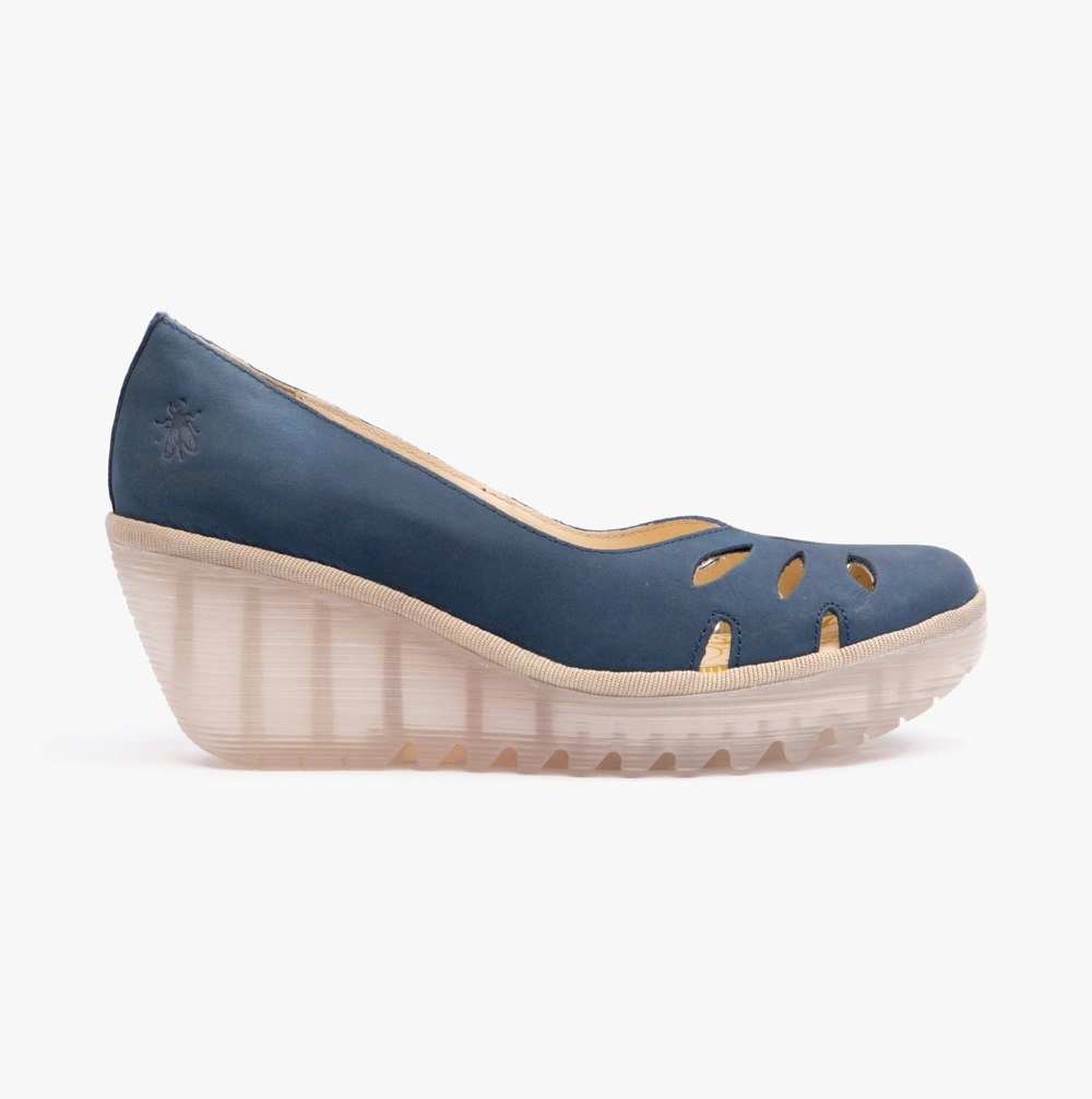 Chaussures Fly London Femme Yubi480fly - Wedges Casual En Matériaux De Qualité, Look Décontracté