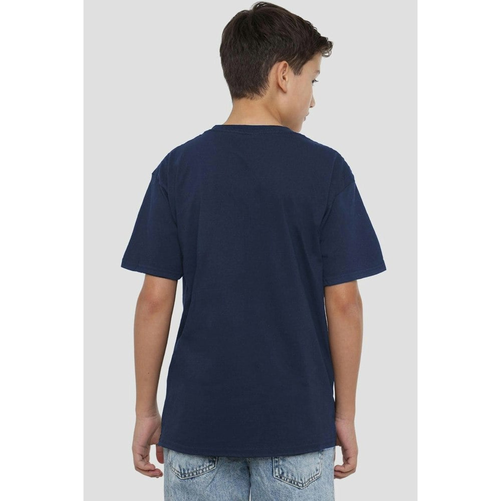Disney Childrens/Kids Mickey Mouse Classic Walk T-Shirt - Navy