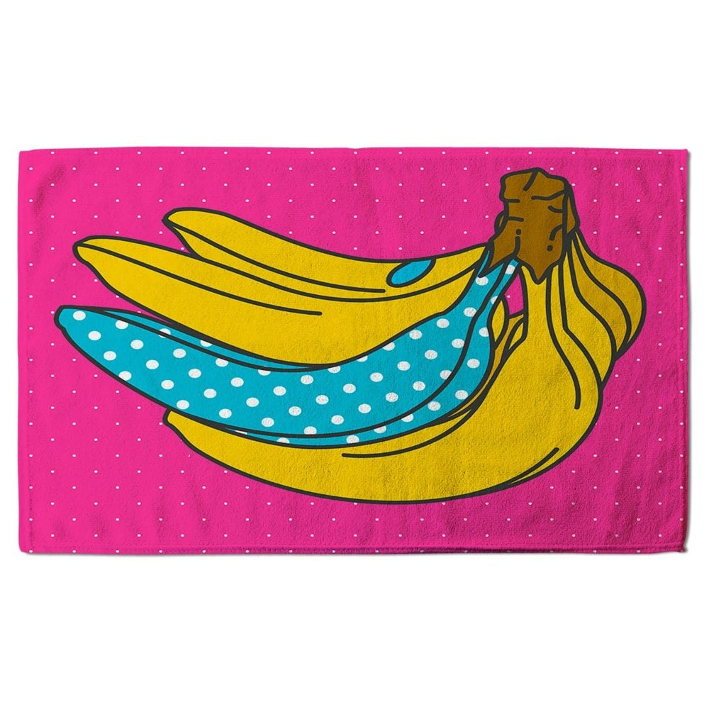 Benjamin Tate Design Pop art banana (Bath Towel)