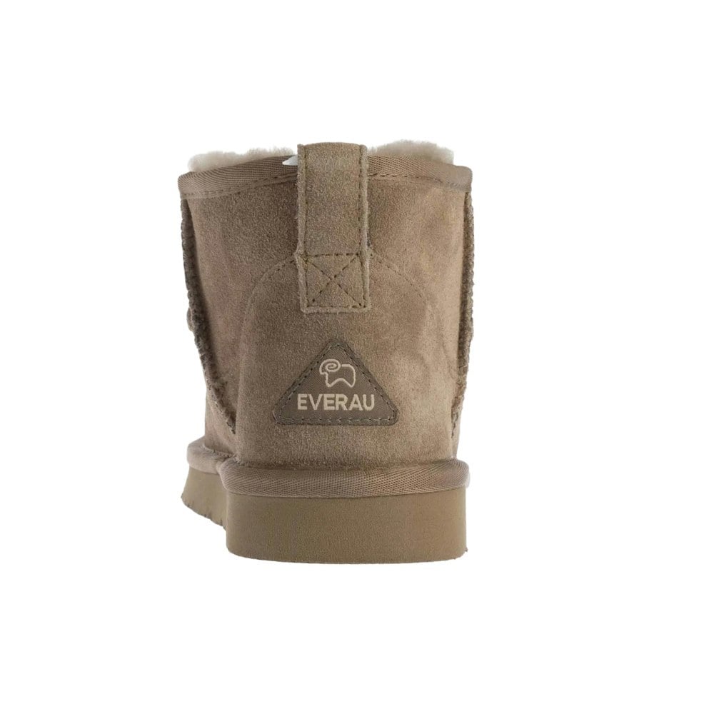 EverAu Womens/Ladies Finch Mini Cow Suede Classic Boots - Green