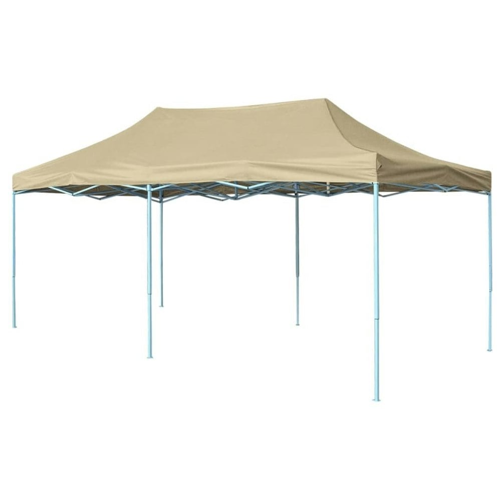 Berkfield Foldable Tent Pop-Up 3x6 m Cream White