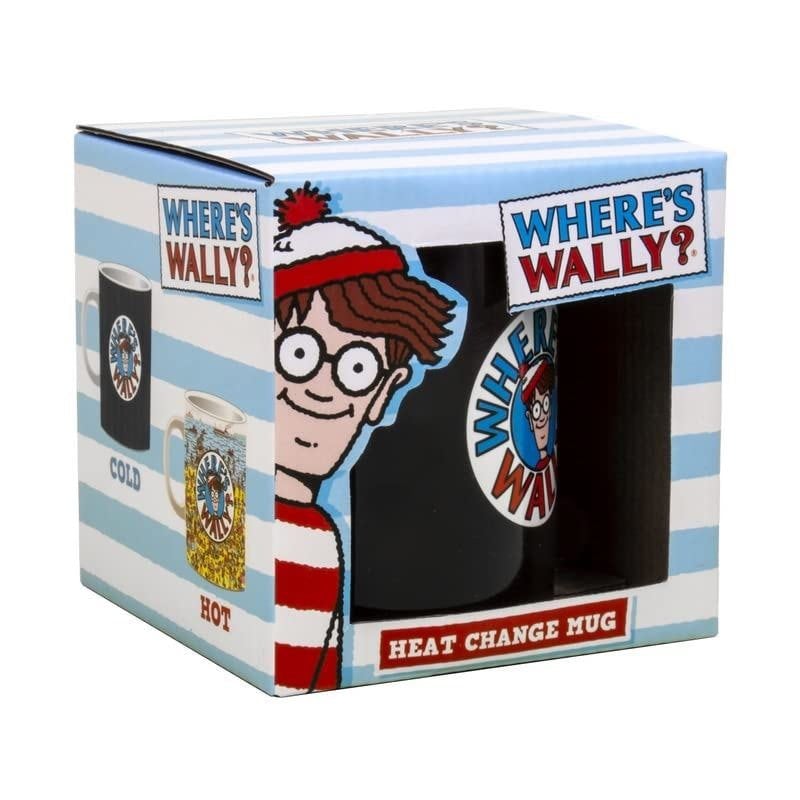 Fizz Creations Where's Wally? Heat Change Mug-Reveal Hidden Wally with Hot Drinks!
