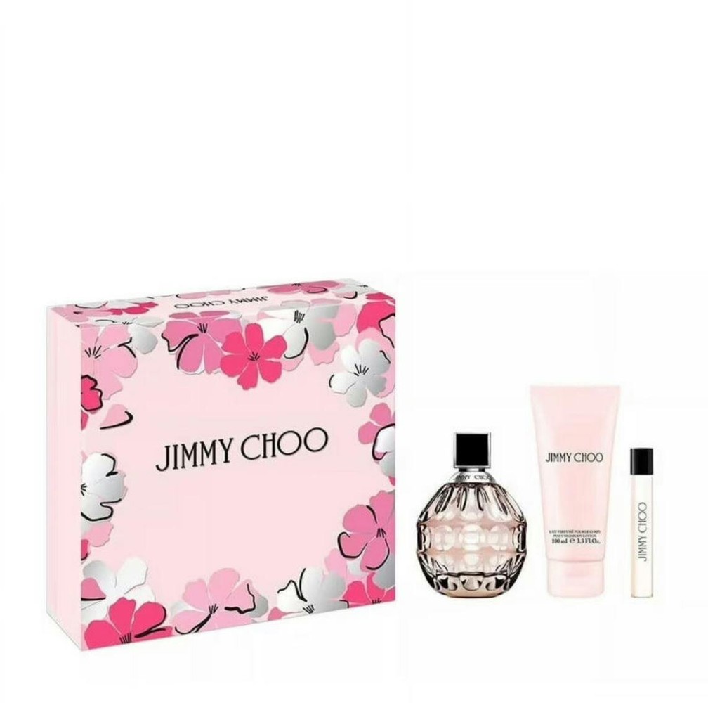 Jimmy Choo Eau de Parfum Gift Set 100ml - EDP 100ML + BODY LOTION 100ML + EDP 7.5ML