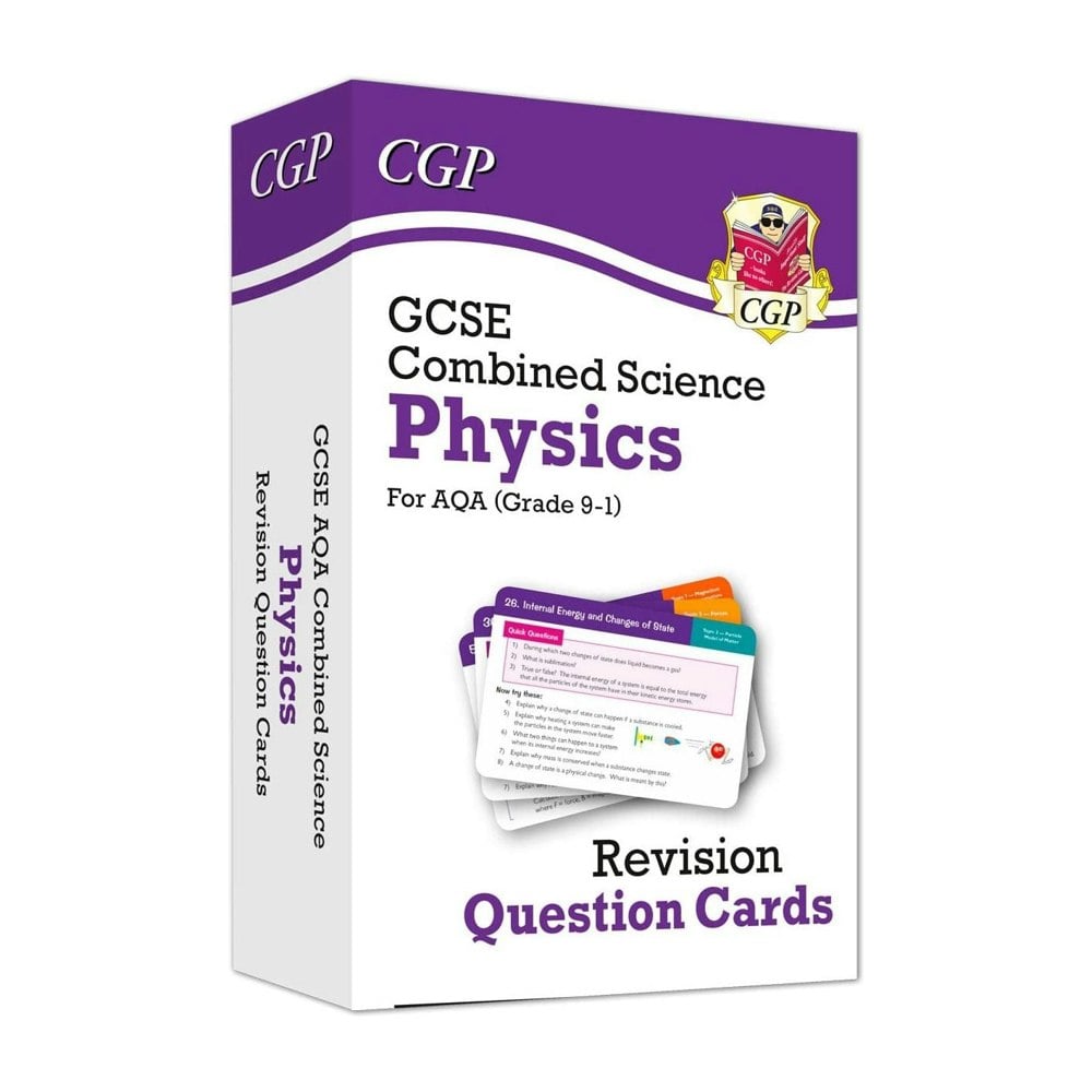 GCSE Combined Science: Physics AQA Revision Question Cards: superb for the 2024 and 2025 exams (CGP AQA GCSE Combined Science)