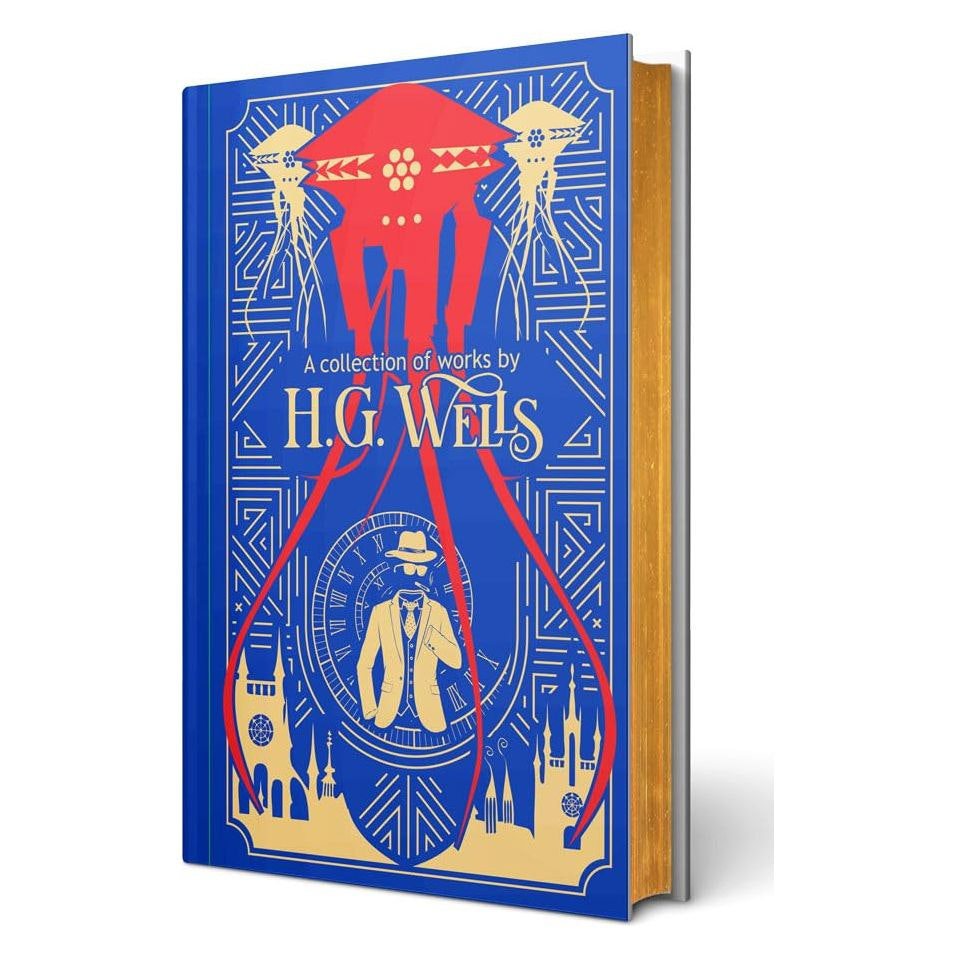 H.G. Wells: A Collection Of Works Leather-bound