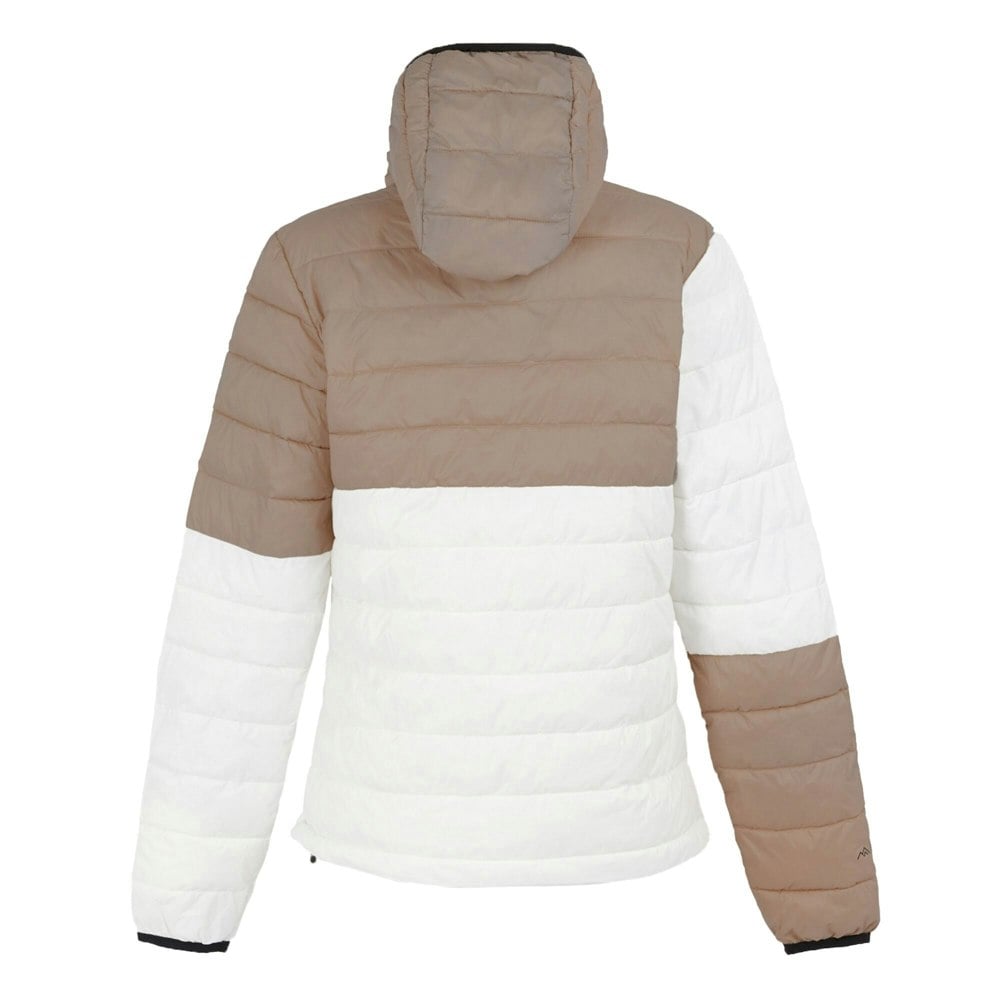 Regatta Women's Hillpack II Hooded Jacket - Blanc De Blanc/Warm Taupe