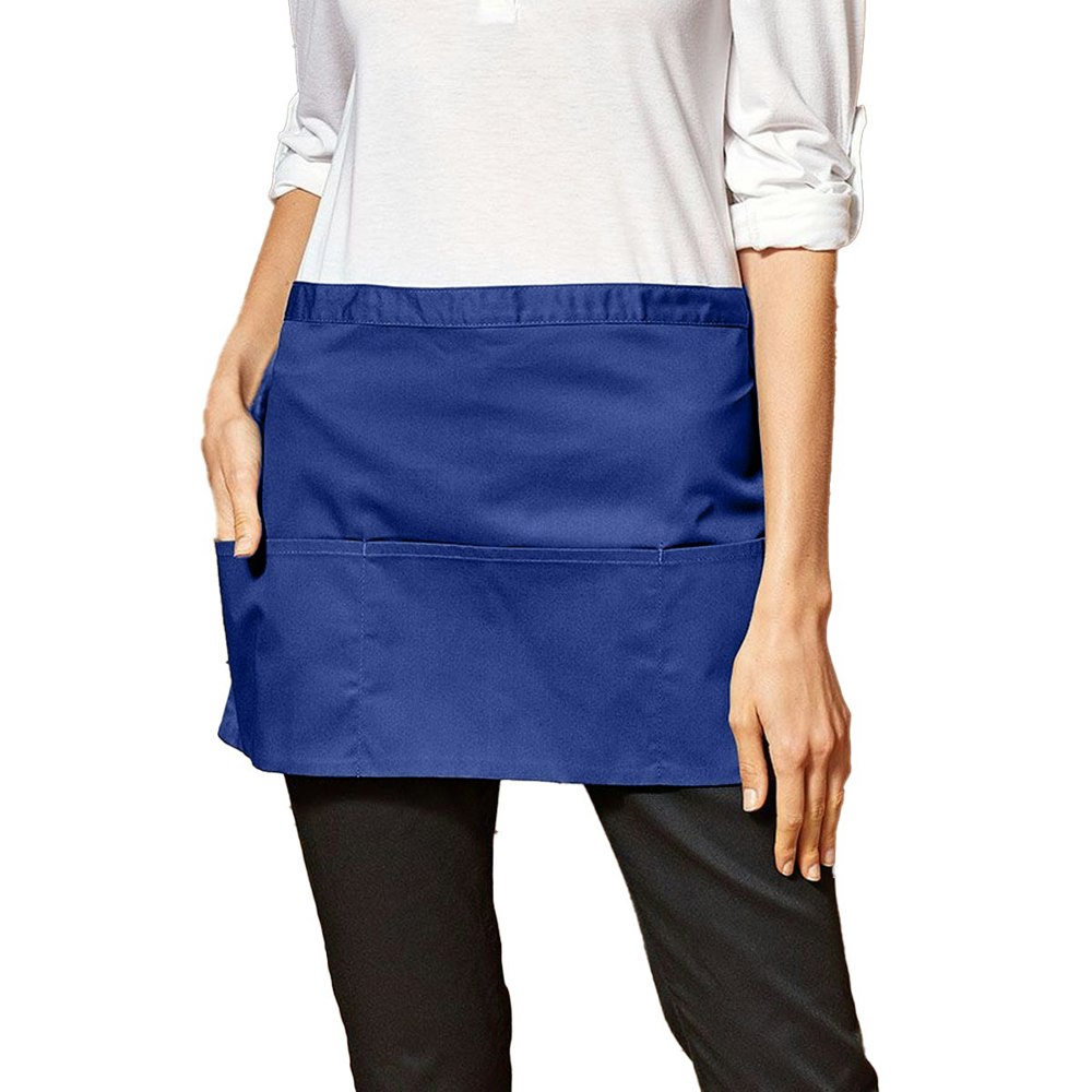 Premier Colours 3 Pocket Short Apron - Royal Blue
