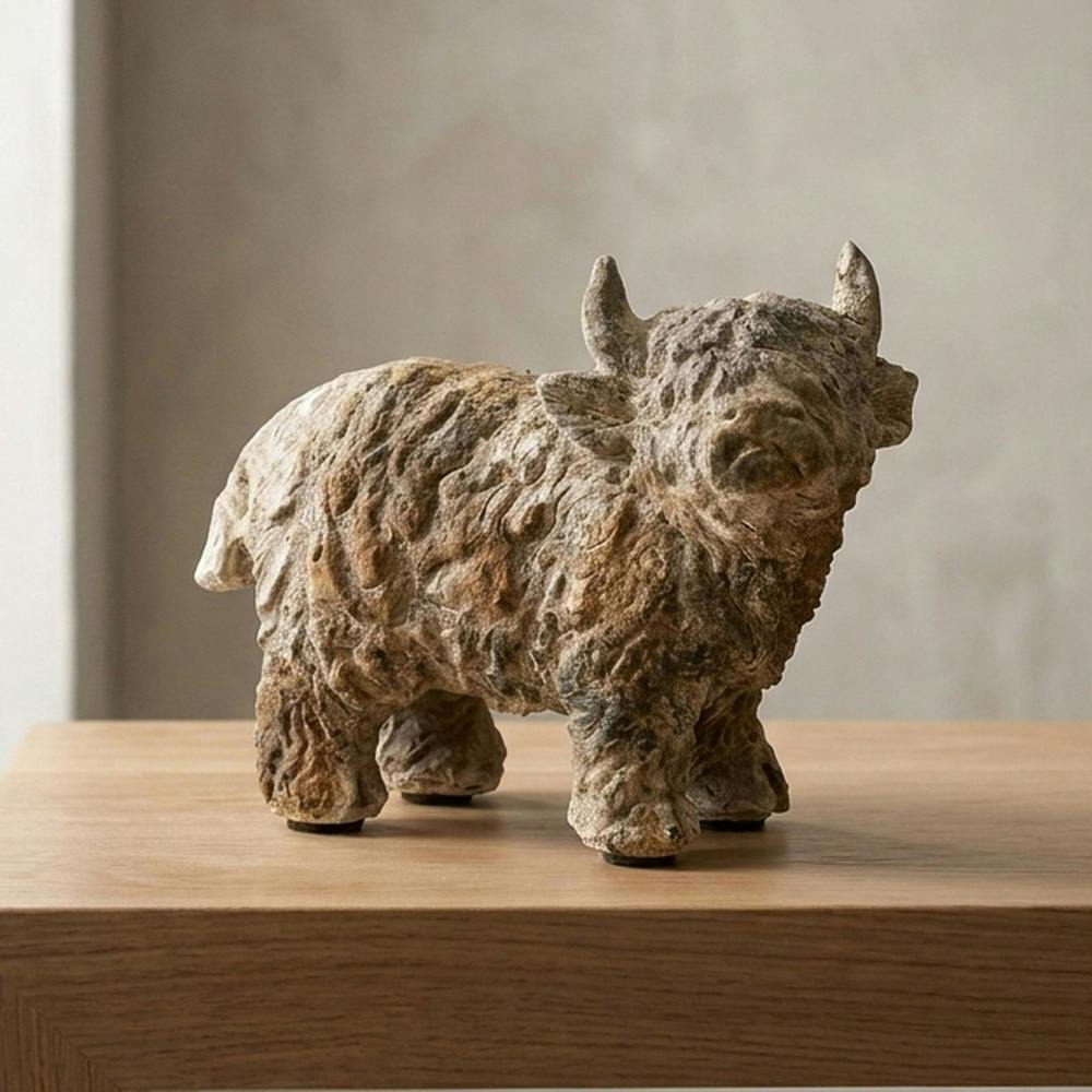 Garden Greatness Standing Highland Cow Ornament
