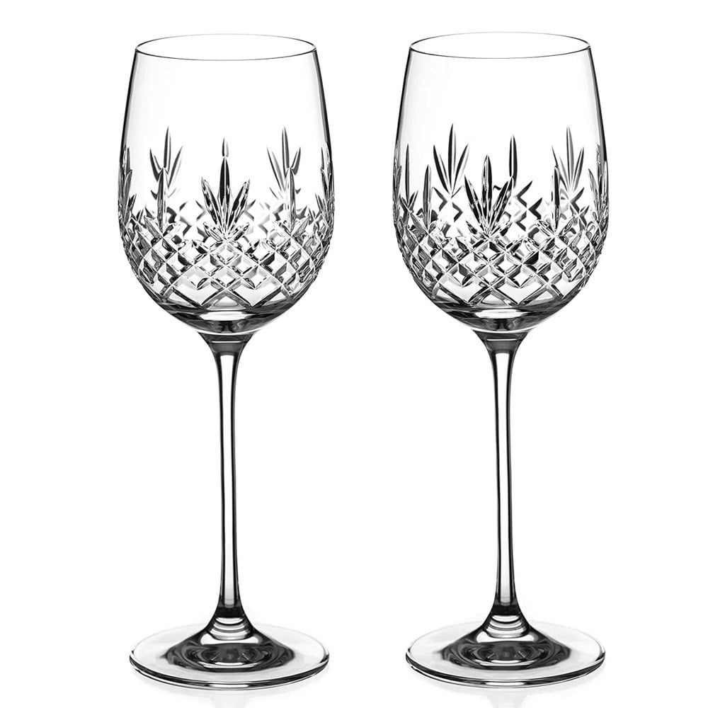 Diamante Buckingham Red Wine Glasses - Set of 2