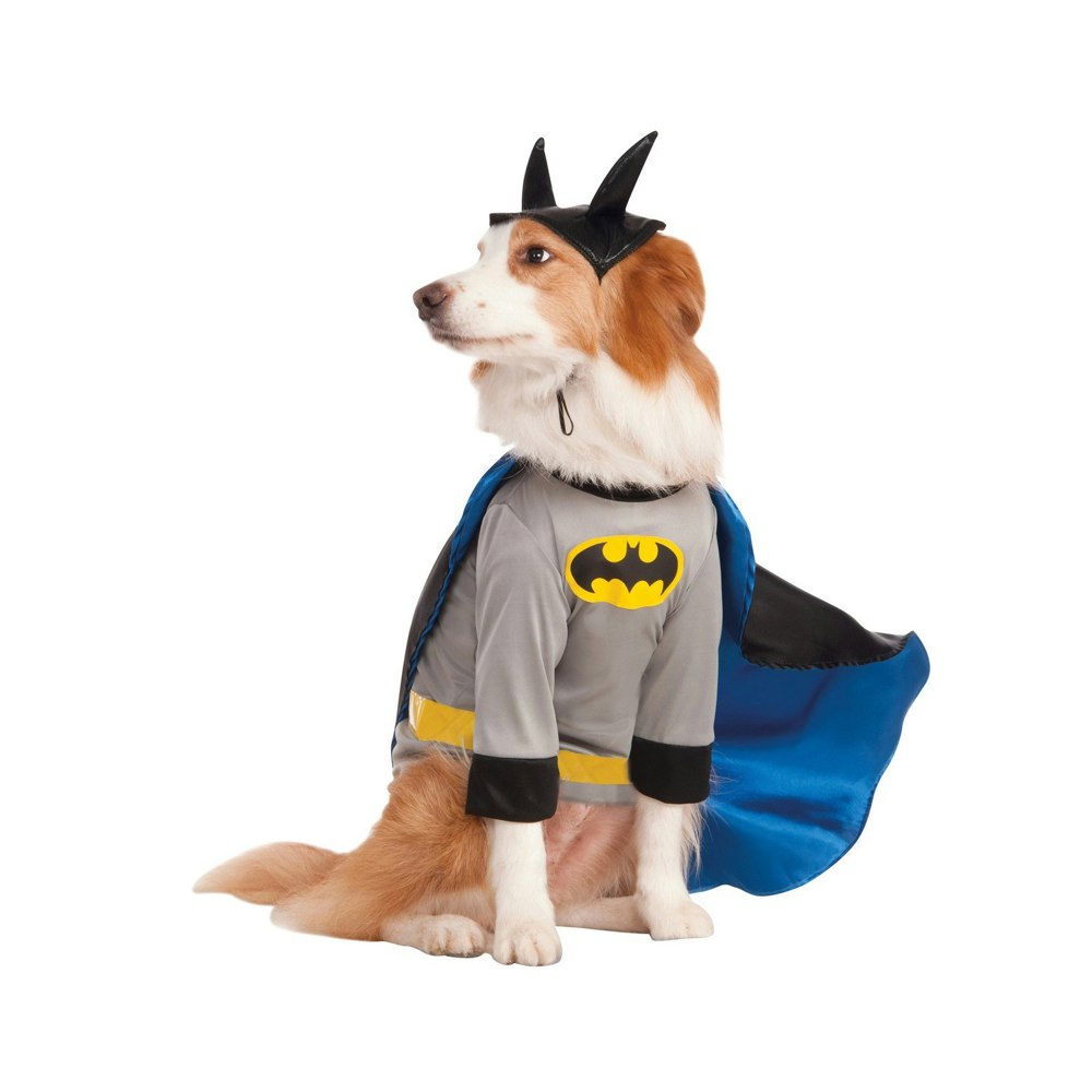 Batman Dog Costume - Grey/Blue/Black