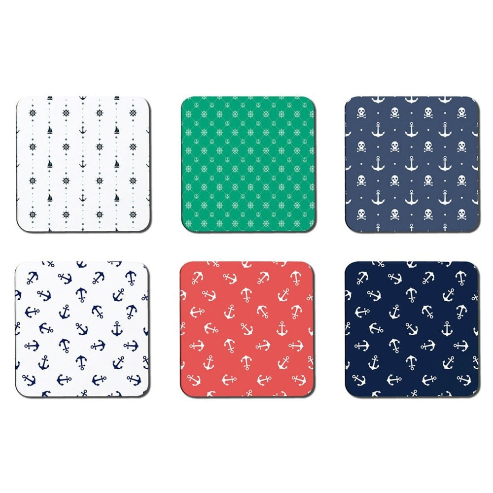 Benjamin Tate Design Nautical Anchors Collection (Coaster)