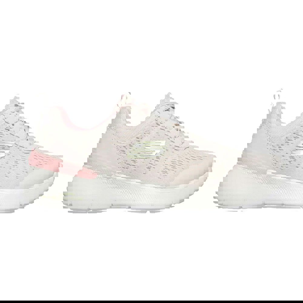 Skechers Womens Dynamight 2.0 New Heights Skech-Air Trainers - Natural/Pink