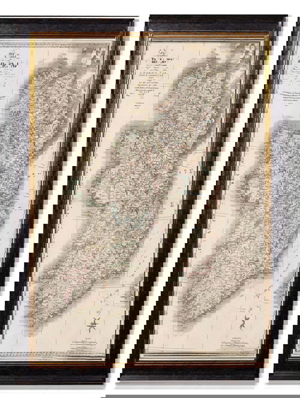 c.1838 Map of Ireland - The Weird & Wonderful