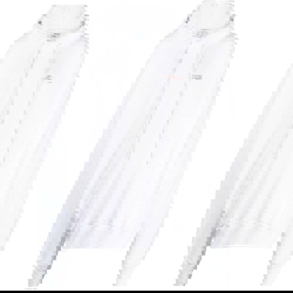 Off-White Scratch Tab White Skate Fit Hoodie XS