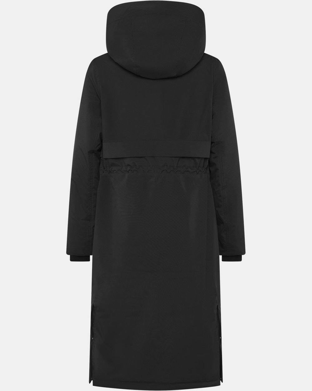 Didriksons Womens Melody Long Parka 2 - Black 060