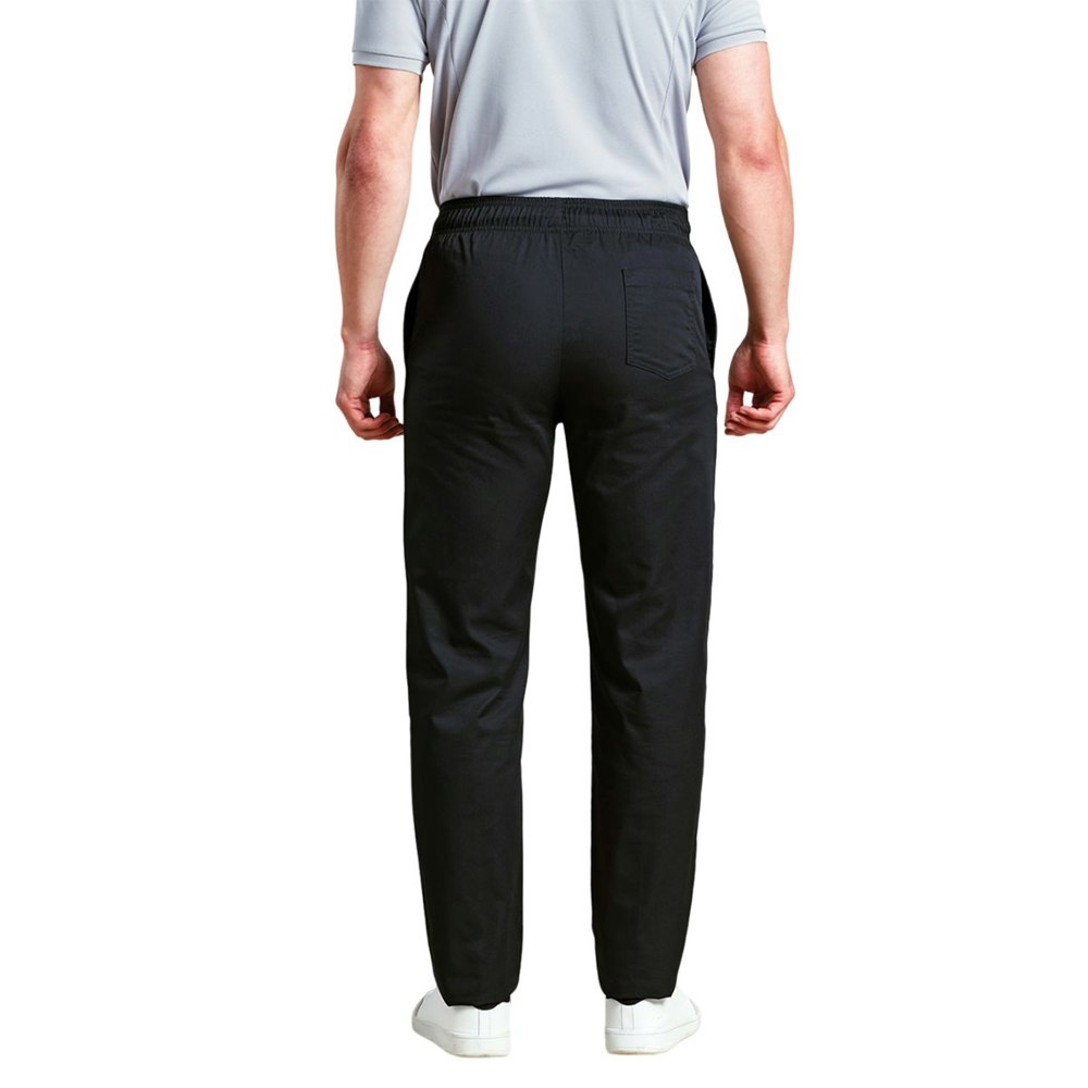 Premier Unisex Adult Select Slim Chef Trousers - Black