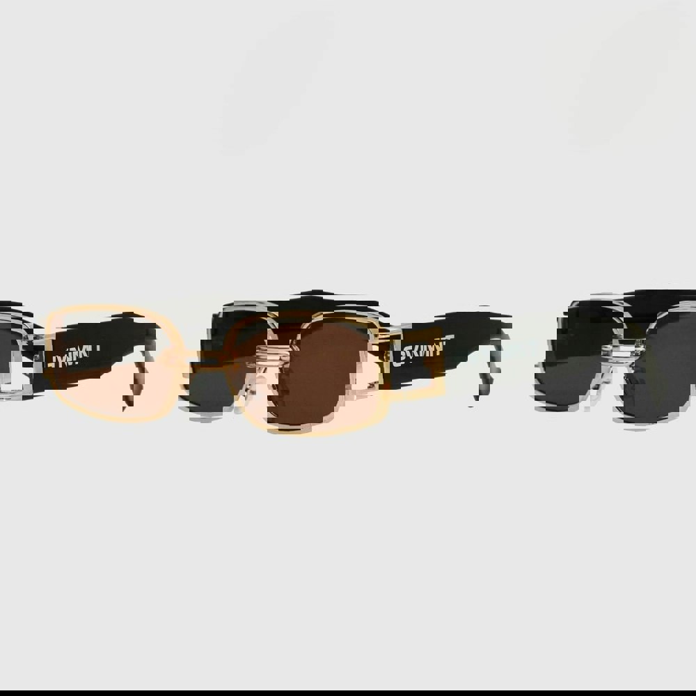 GVNMNT Clothing Co Notorious Sunglasses - Black / Rose Gold