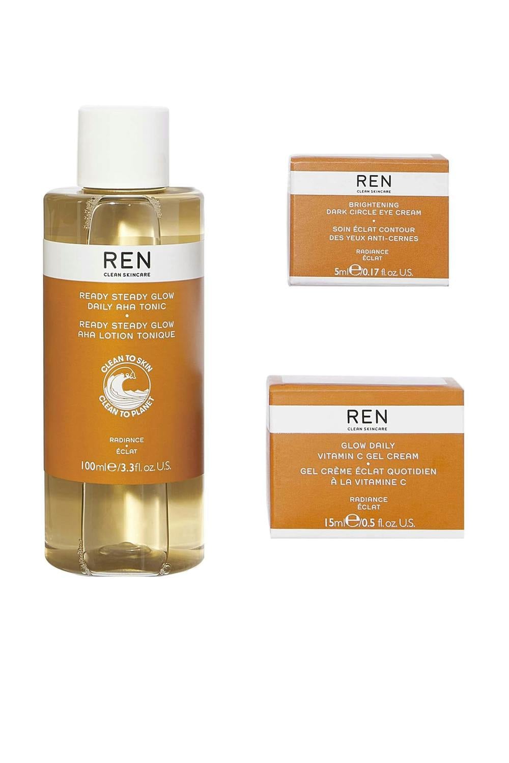 Ren Clean Skincare Ultimate Glow Heroes Set