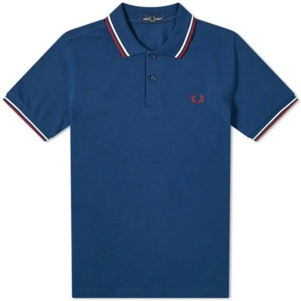 Fred Perry Twin Tipped M3600 588 Polo Shirt - Blue