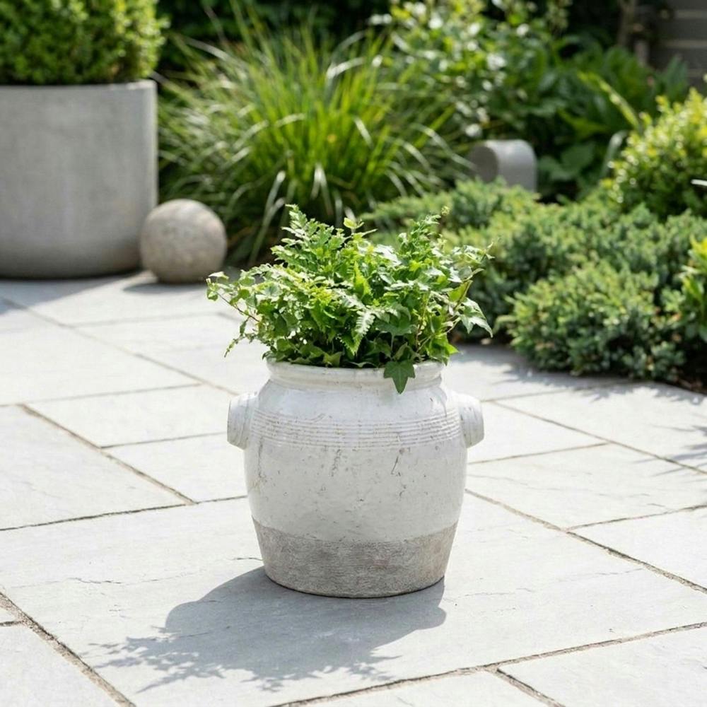Garden Greatness Contemporary Two Tone Flower Pot