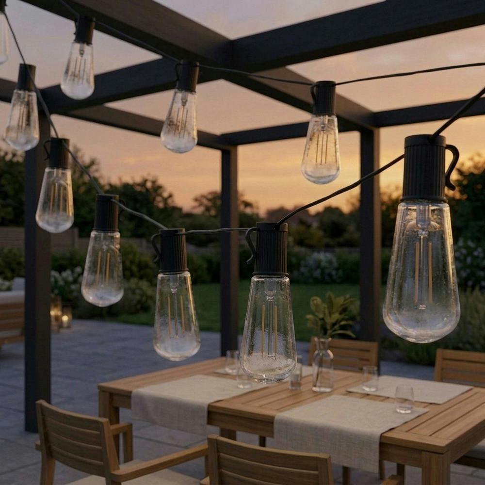 Garden Greatness DecoBulb Solar Outdoor String Lights