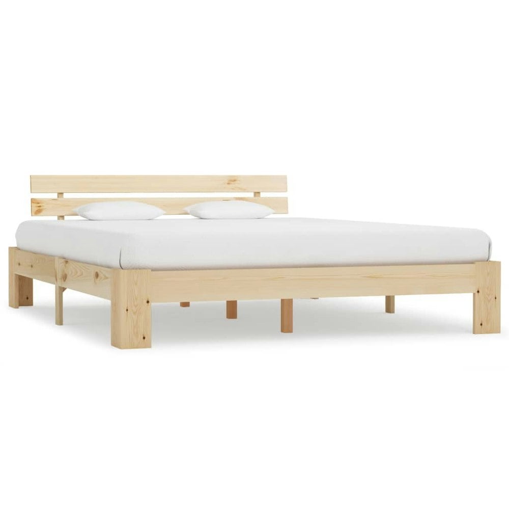 Berkfield Bed Frame Solid Pine Wood 180x200 cm 6FT Super King