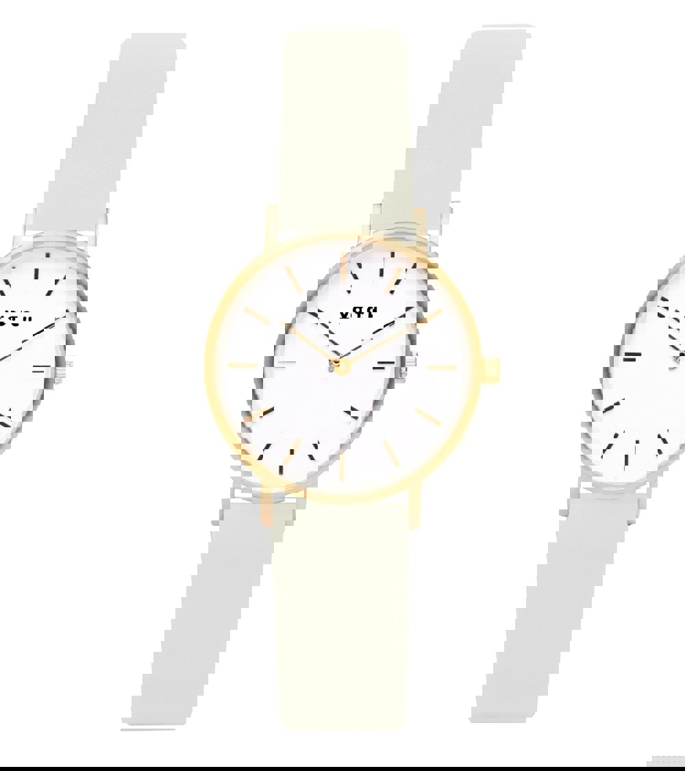 Votch Gold & Linen Watch | Petite